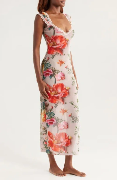 Kilo Brava Floral Mesh Maxi Slip