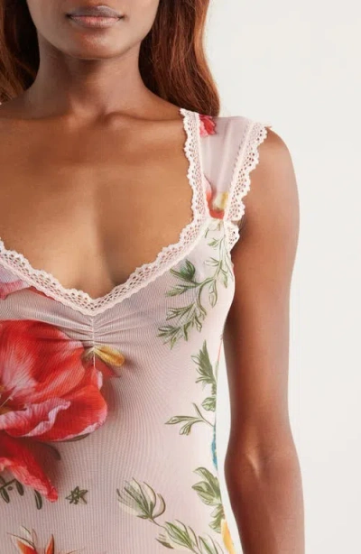 Kilo Brava Floral Mesh Maxi Slip