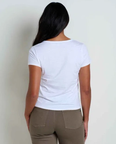 Toad And Co Marley Ii Short Sleeve Tee In White In White