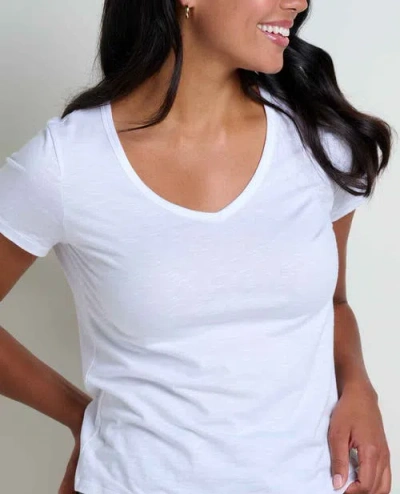 Toad And Co Marley Ii Short Sleeve Tee In White In White