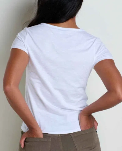 Toad And Co Marley Ii Short Sleeve Tee In White In White