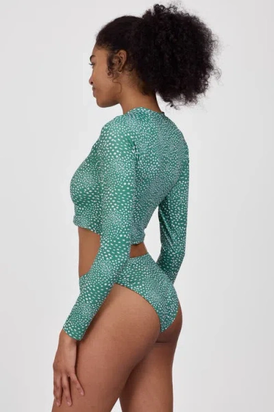 Jolyn Haliewa Bikini Bottom In Tidal Wave In Multi