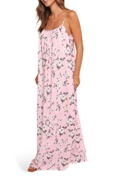 Petal And Pup Petal & Pup Lumina Floral Maxi Dress In Pink