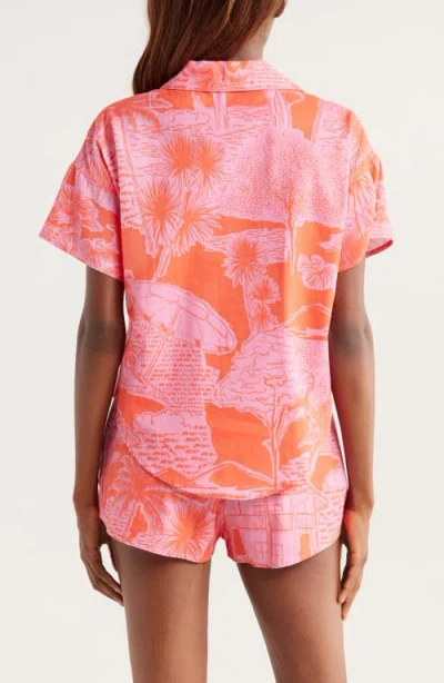 Kilo Brava Print Cotton Short Pajamas