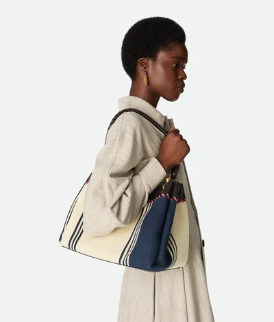 Bottega Veneta Large Parachute Cotton Canvas Shoulder Bag