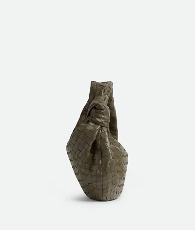 Bottega Veneta Leather Jodie Top-handle Bag In Green