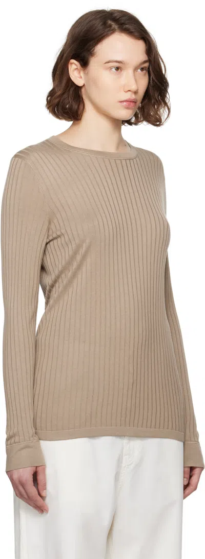 The Row Top Keya In Misto Viscosa Cappuccino Donna