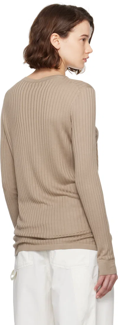 The Row Top Keya In Misto Viscosa Cappuccino Donna