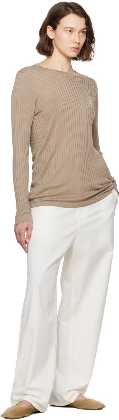 The Row Top Keya In Misto Viscosa Cappuccino Donna