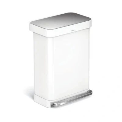 Simplehuman 55l Rectangular Step Can With Liner Pocket