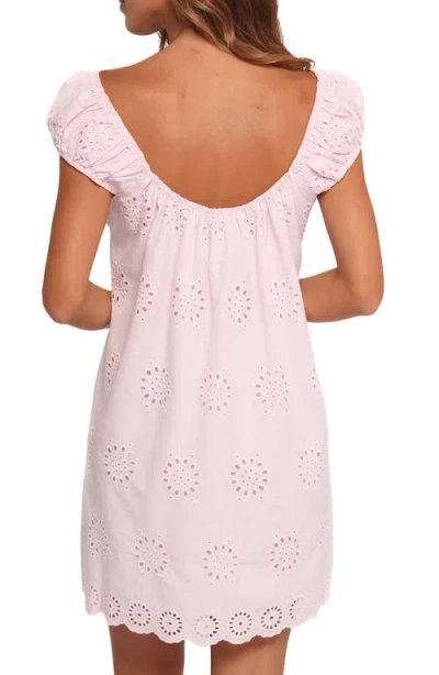 Petal And Pup Petal & Pup Pammy Eyelet Cotton Minidress In White