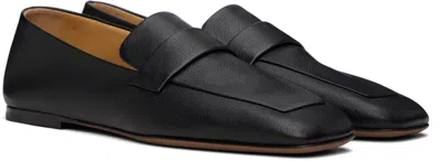 The Row Leather Square-toe Loafers
