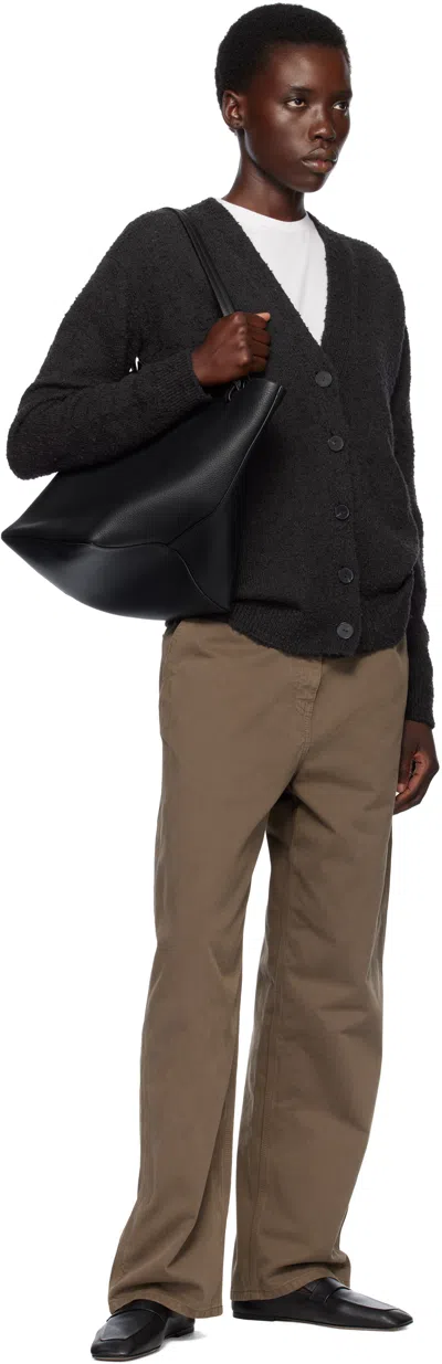 The Row Leather Square-toe Loafers