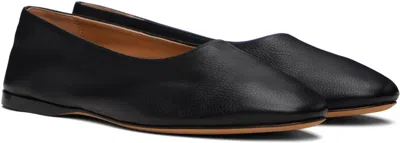 The Row Black Awar Ballerina Flats In Black