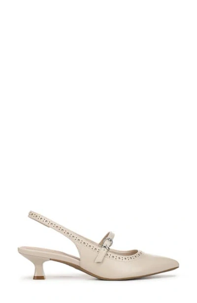 Lifestride Women's Marilyn Pointed Toe Kitten Heel Slingback Pumps