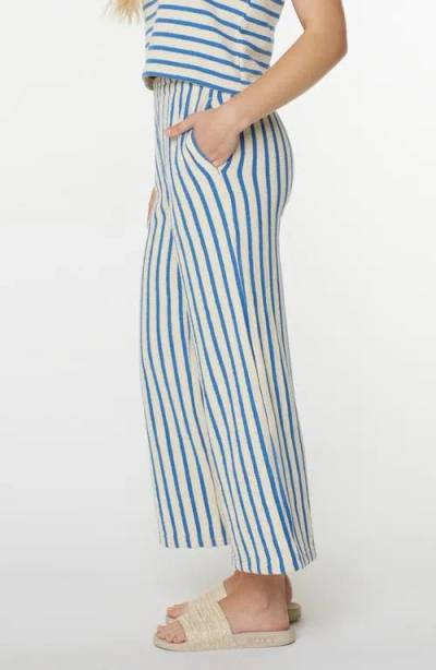 Roxy Java Stripe Cotton Terry Pants In Multi