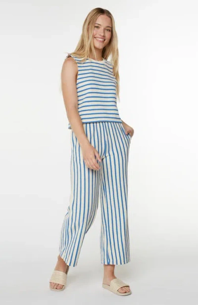 Roxy Java Stripe Cotton Terry Pants In Multi