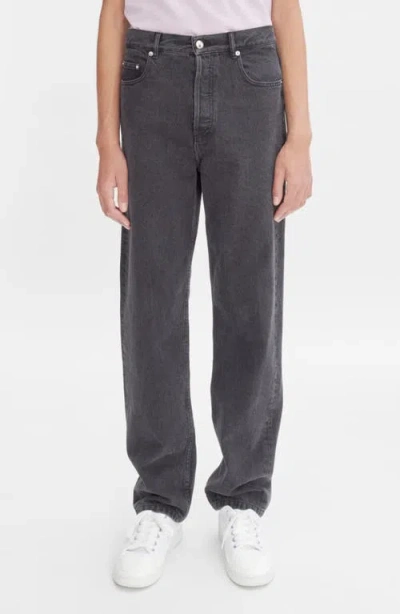 A.p.c. Dark Blue Denim Straight Leg Jeans