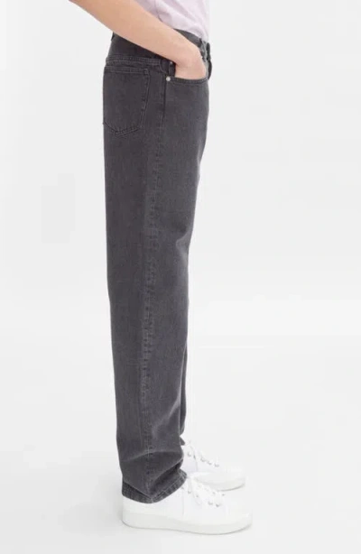 A.p.c. Dark Blue Denim Straight Leg Jeans