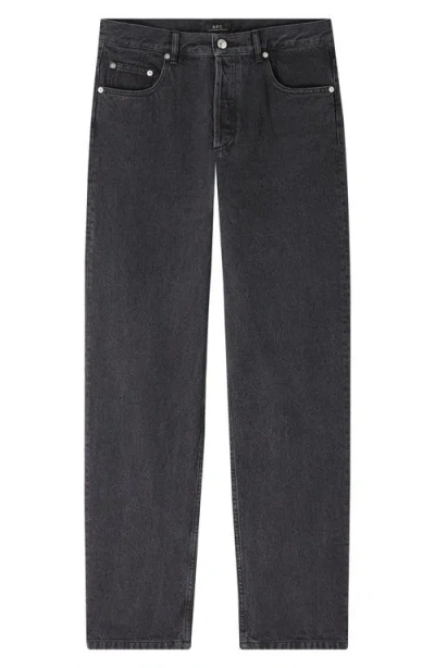 A.p.c. Dark Blue Denim Straight Leg Jeans
