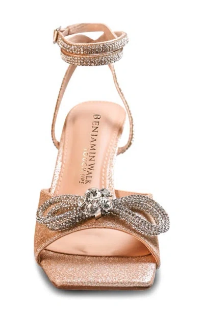 Touch Ups Lux Ankle Strap Sandal In Gold
