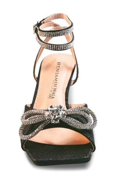 Touch Ups Lux Ankle Strap Sandal In Black