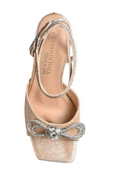 Touch Ups Lux Ankle Strap Sandal In Gold