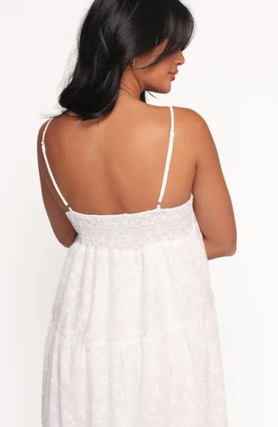 Petal And Pup Petal & Pup Kendal Floral Embroidered Cotton Maxi Dress In White