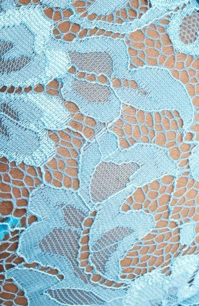 Kilo Brava Triangle Lace Bralette In Blue