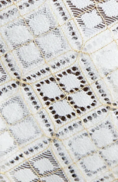 Kilo Brava Metallic Geometric Lace G-string