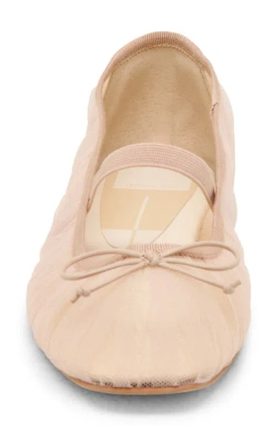 Dolce Vita Women's Raeven Mesh Mary Jane Bow Ballet Flats