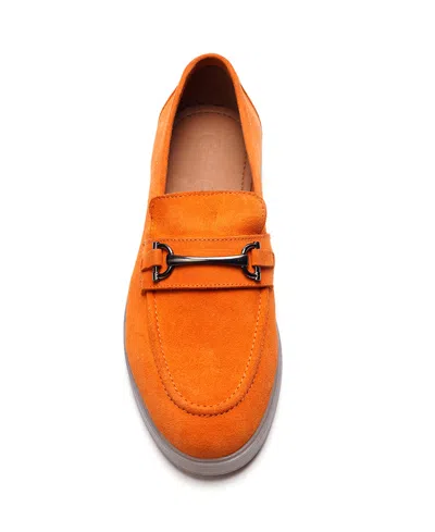 Carlos By Carlos Santana Funkadelic Bit Loafer In Orange