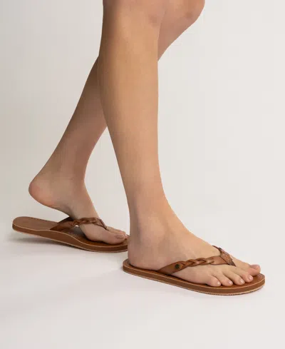 Journee Collection Tomi Braided Comfort Slip-on Flat Sandals