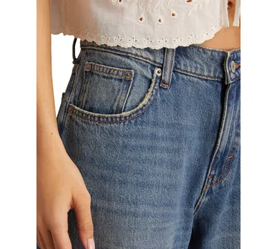 Lucky Brand Women's High-rise Barrel-leg Jeans In Blue