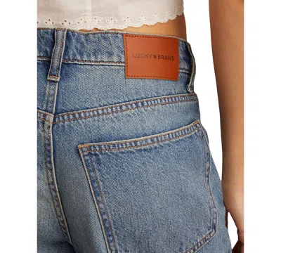 Lucky Brand Women's High-rise Barrel-leg Jeans In Blue