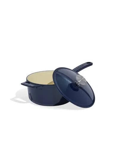 Made In Enameled Cast Iron 2-quarts Saucepan With Lid