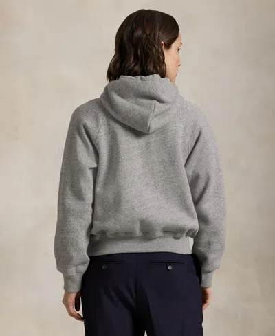 Polo Ralph Lauren Cotton Hoodie In Gray