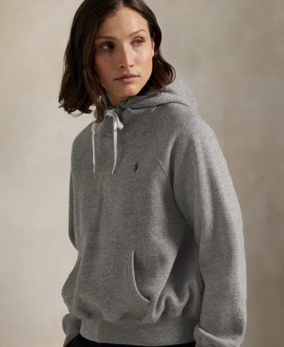 Polo Ralph Lauren Cotton Hoodie In Gray