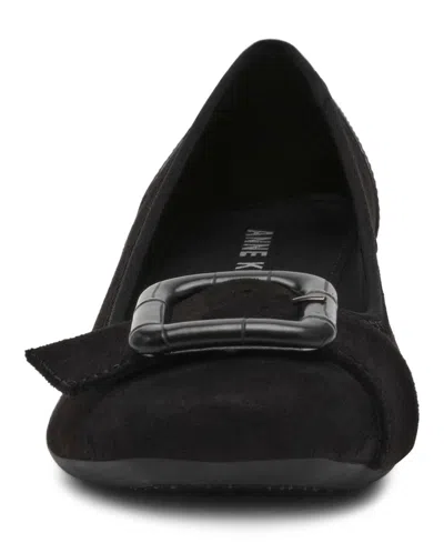 Anne Klein Women's Wyatt Buckle Wedge Pumps In Black