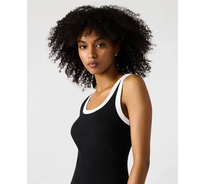 Steve Madden Women's Azalea Contrast-trim Knit Dress