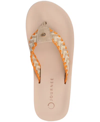Journee Collection Womens Eloddie Flip-flops