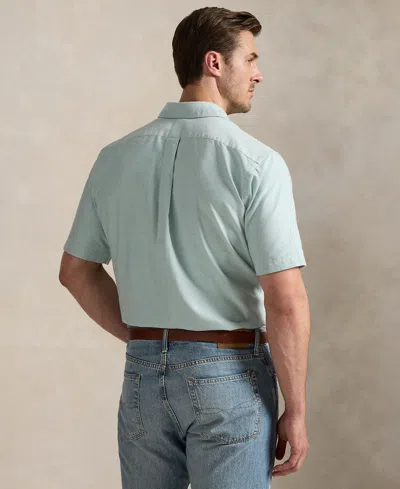 Polo Ralph Lauren Shirt Men's Oasis Green Cotton Classic Fit Button Down Mcww167