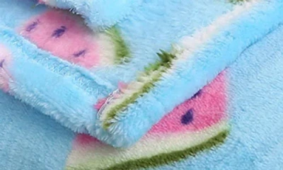 Luxury Home Watermelon Print Plush Throw Blanket