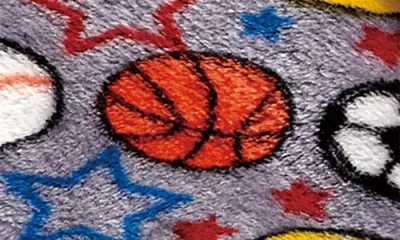 Luxury Home Let's Play Ball Plush Throw Blanket