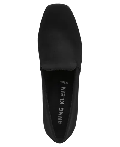 Anne Klein Women's Wendell Slip On Wedge Loafers In Black