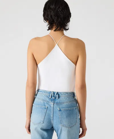 Steve Madden Women's Linnie Sleeveless Halter Top In White