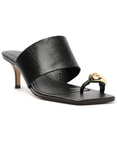 Arezzo Women's Kendall Mid Stiletto Slip-on Sandals In Black