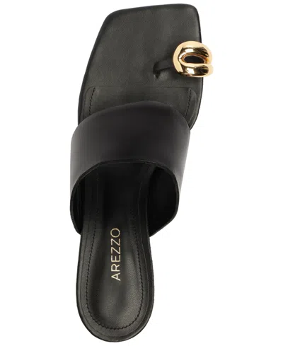 Arezzo Women's Kendall Mid Stiletto Slip-on Sandals In Black