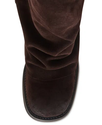 Steve Madden Benton Mid-shaft Foldover Cuffed Moto Boots