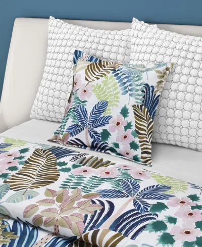 J By J Queen Bold Rainforest Decorative Pillow, 18" X 18"